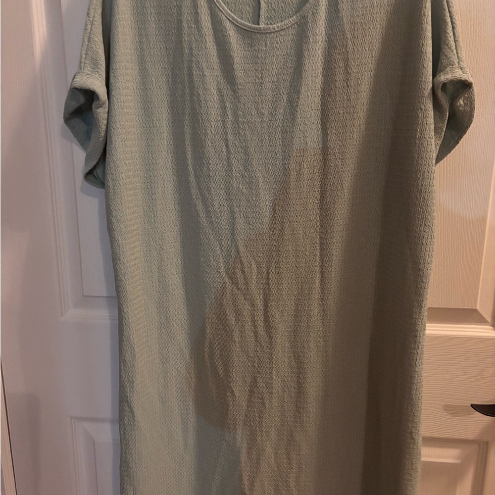 SHEIN Sage Green Midi Dress